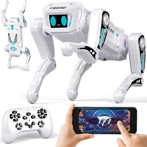Smart Robot Dog - Interactive STEM Pet with Gravity-Sensing Control, 30+ Actions & APP Programming, Durable Design for Kids Boys Age 6+ (Compatible with iOS/Android)